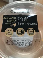 Mini cake traiteur poulet curry