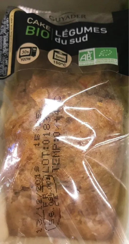 Cake legumes Bio