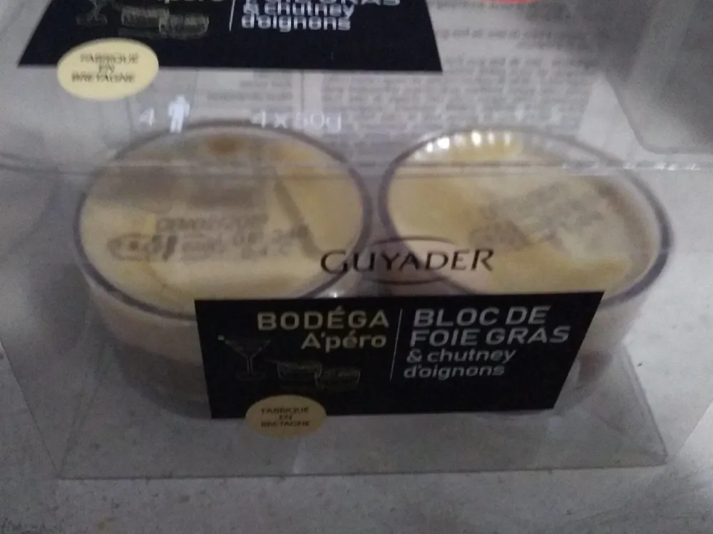 Bloc de foie gras et chutney oignon