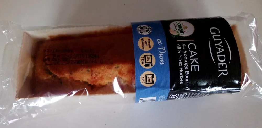 Cake au fromage Boursin  Ail et Fines Herbes