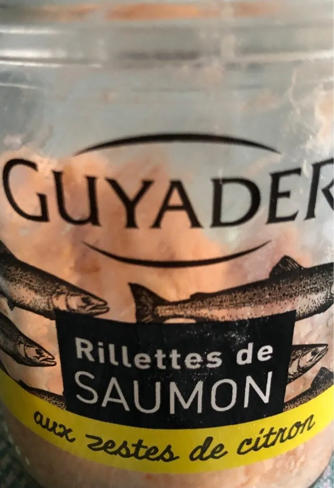 Rillettes de saumon aux zestes de citron