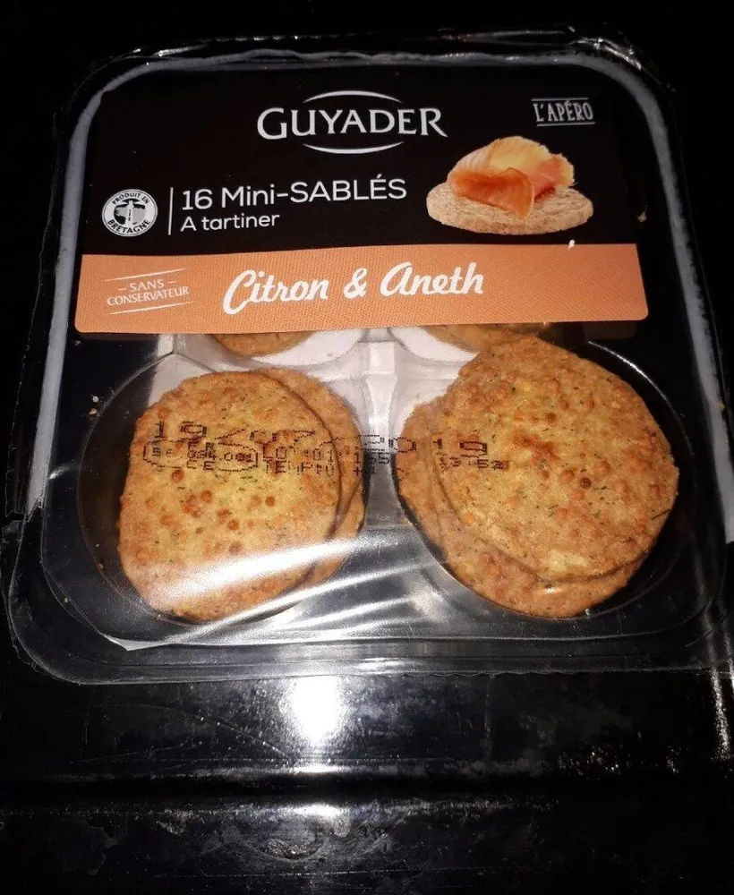 Sablés au Citron et Aneth