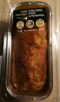 Cake au Foie gras de canard, à la Figue et au Monbazillac