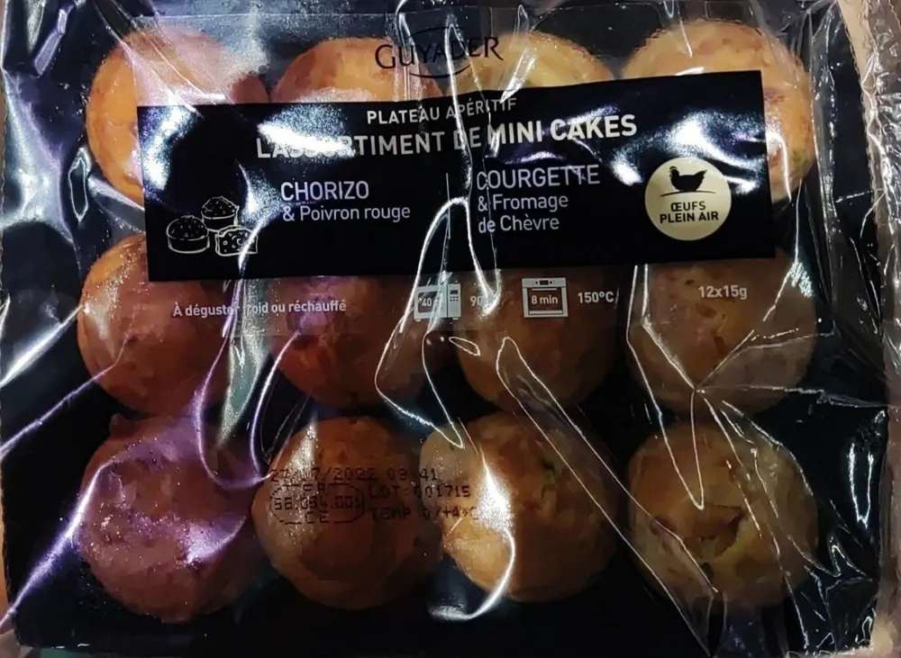 assortement de mini cakes