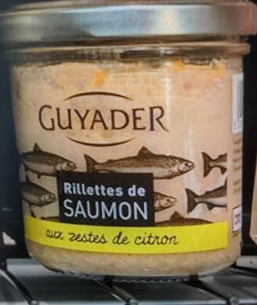 Rillettes de saumon aux zestes de citron