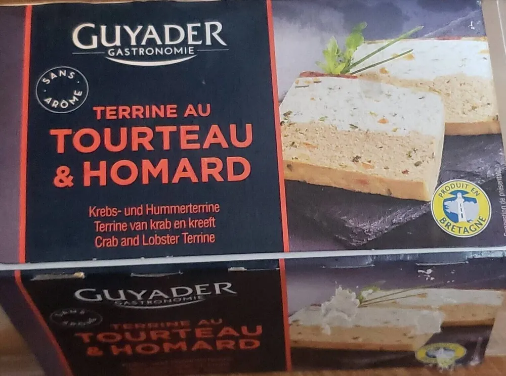 Terrine au tourteay et homard