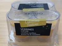 Verrines chevre création festive