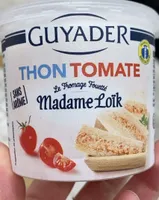 Thon tomates le fromage fouetté Madame loik
