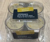 Verrines bloc de foie gras Figues et pain d’épices