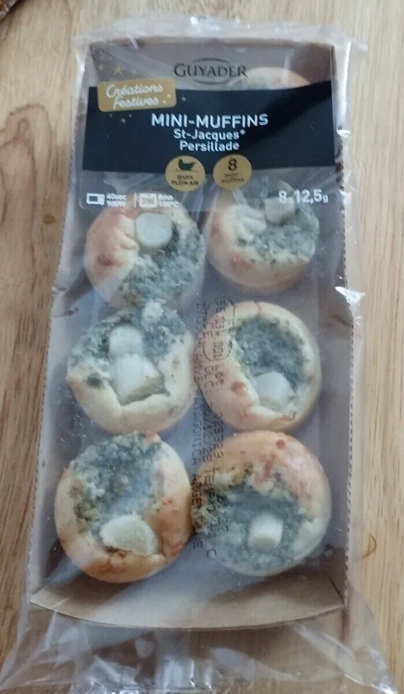 Mini-Muffins St Jacques Persillade