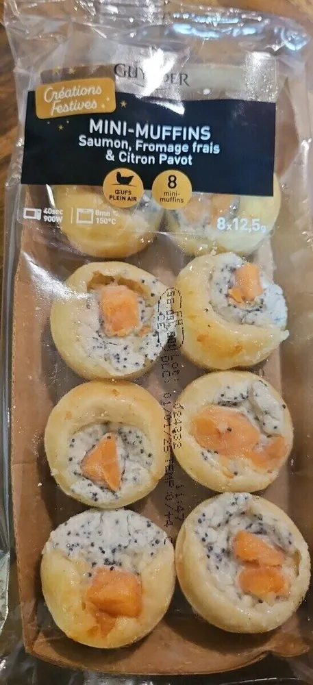 Mini muffin saumon