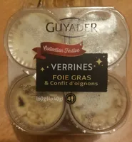 Verrines Foie Gras et Confit d'oignons