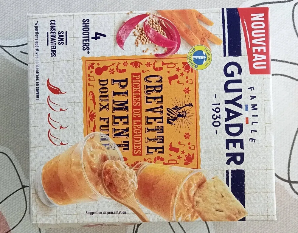 Crevettes piment doux fumé