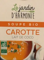 Soupe carotte lait de coco