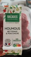 Houmous betterave pois chiche