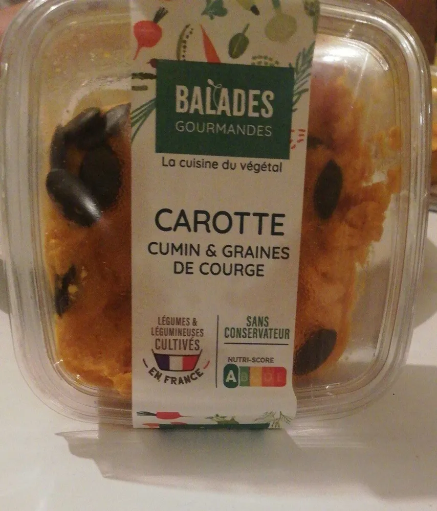 Carotte Cumin et Grain de Courge