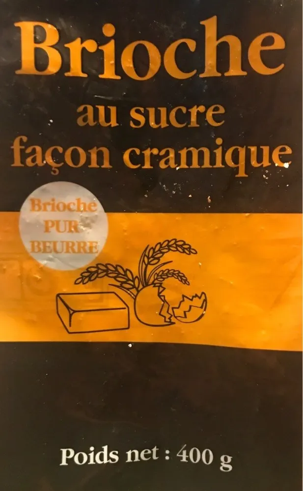 Brioche au sucre façon cramique