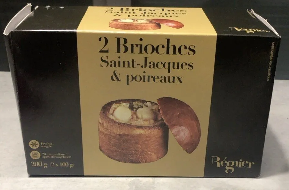2 Brioches Saint-Jacques & Poireaux