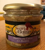 Terrine de caille aux raisins