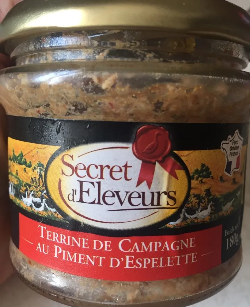 Terrine de campagne au piment d'espelette