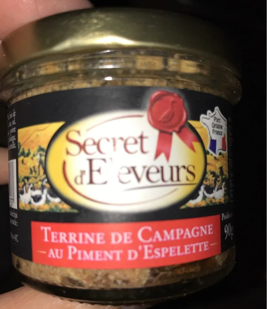 Terrine de campagne au piment d'espelette