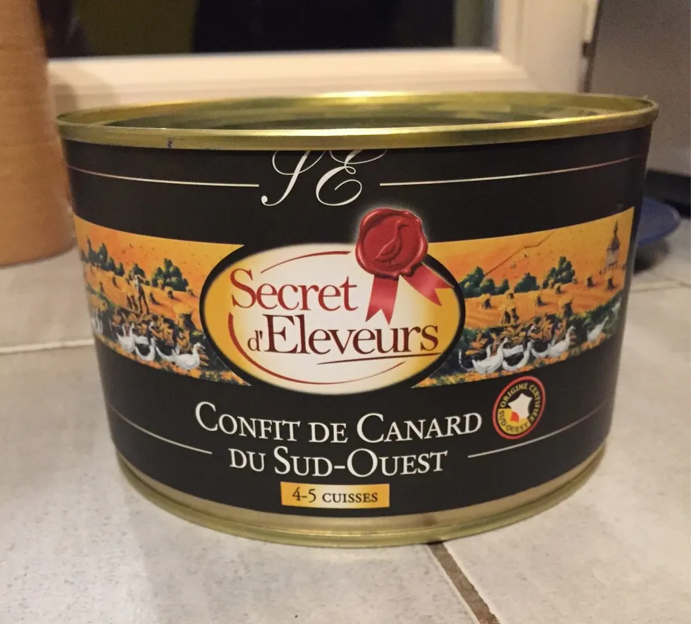 Confit de canard du sud ouest