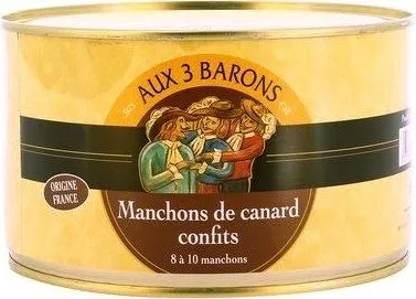 manchons de canard confits