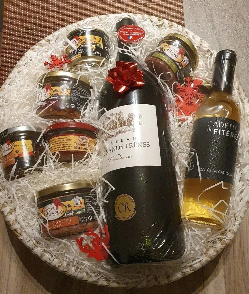 Corbeille panier vigne rond
