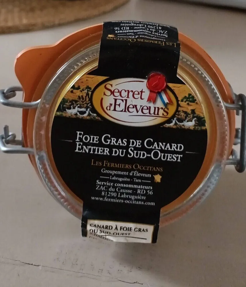 Foie gras de canard entier du sud ouest