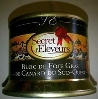 Bloc de foie gras de canard du sud-ouest