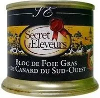 Bloc de foie gras de canard du sud ouest SECRET D'ELEVEURS
