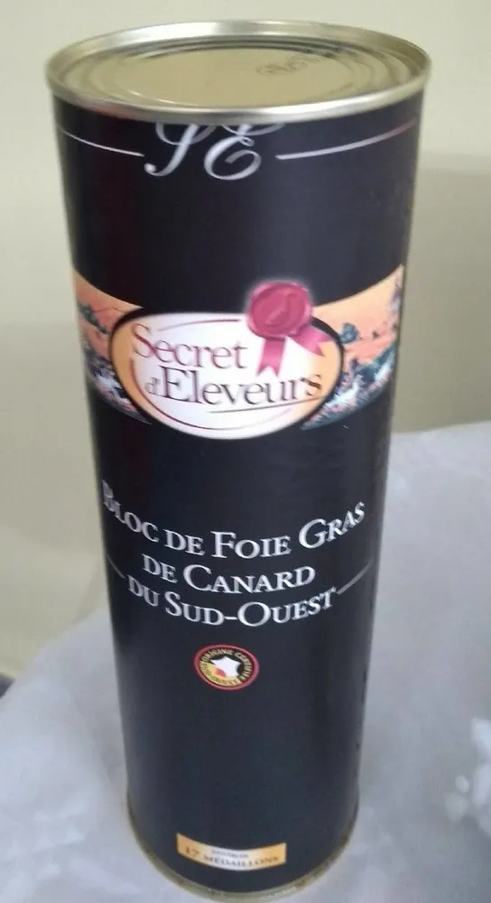 Bloc de foie gras de canard