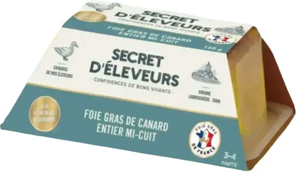 FOIE GRAS DE CANARD ENTIER MI-CUIT
