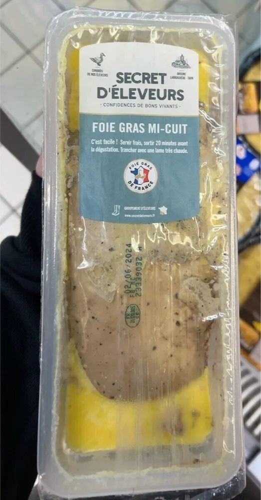 Foie gras mi-cuit