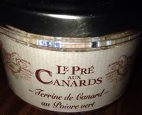 Terrine de canard au poivre vert