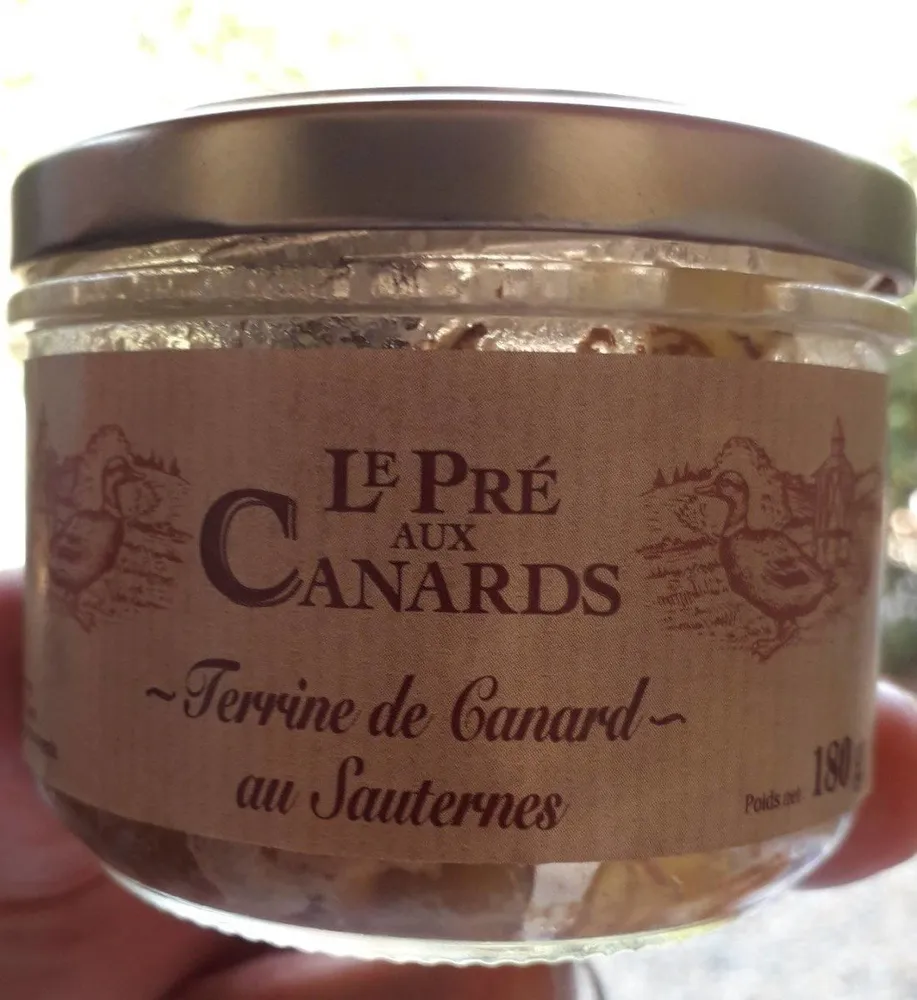 Terrine de canard au Sauternes