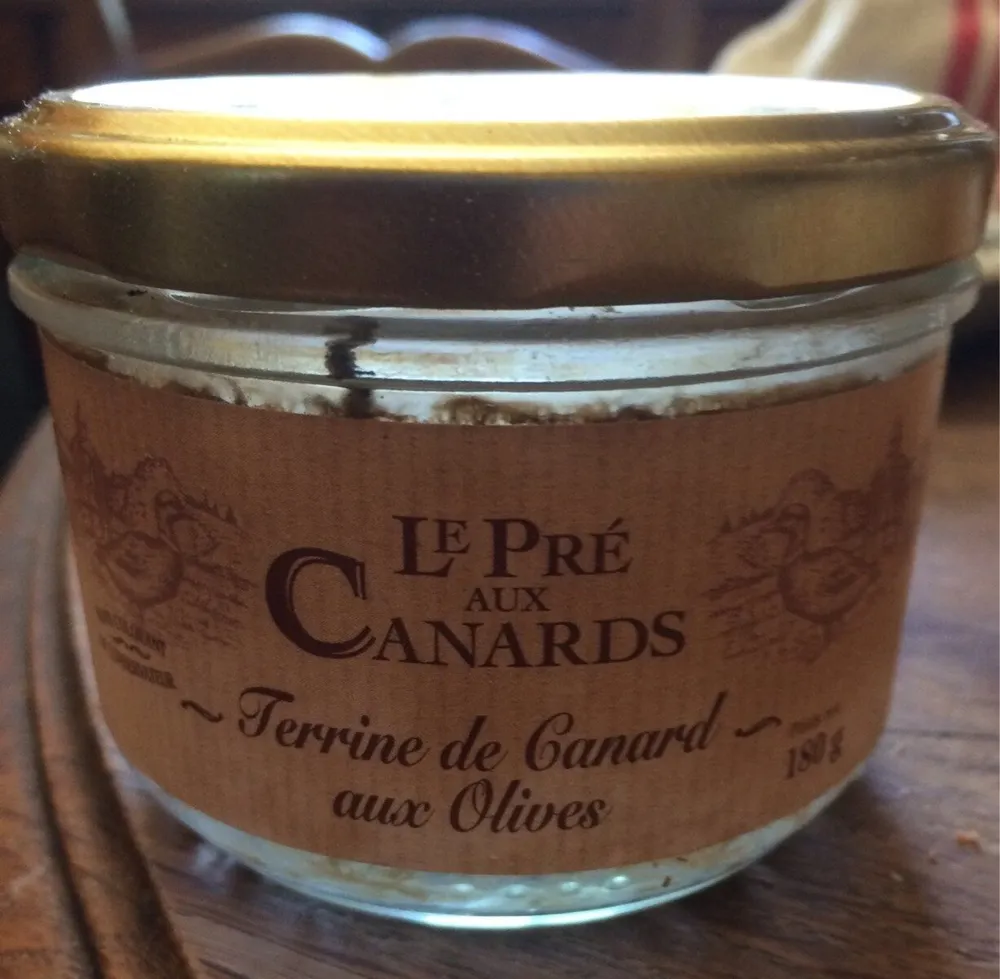 Terrine de canard aux olives