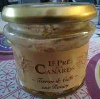 Terrine de cailles aux raisins