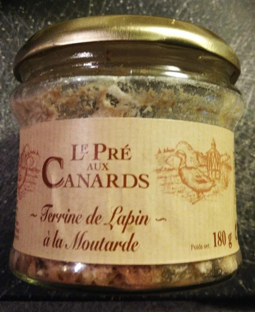 Terrine de lapin à la moutarde