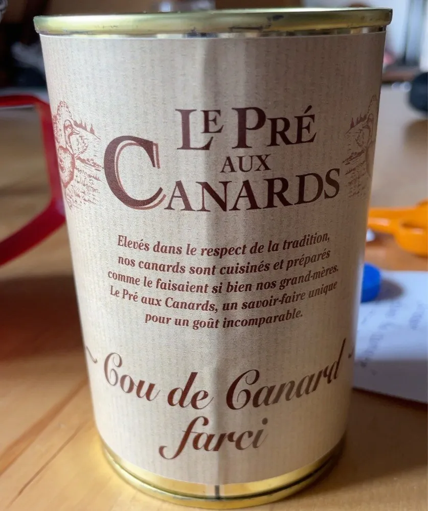 Cou de canard farci