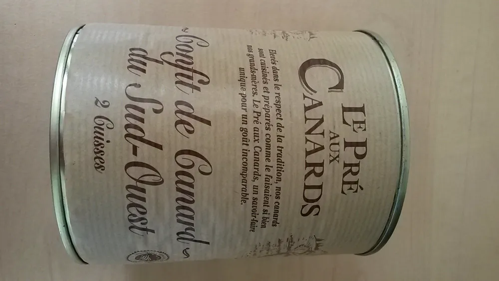 Confit de canard du sud-ouest