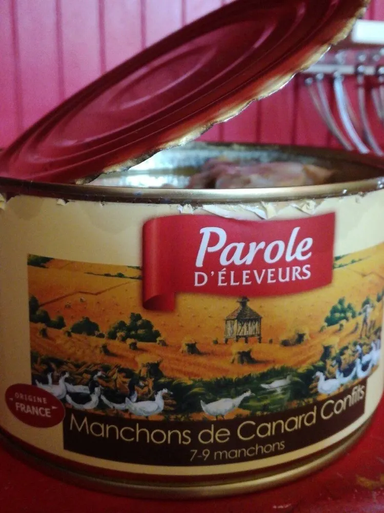 Manchons de canard confits