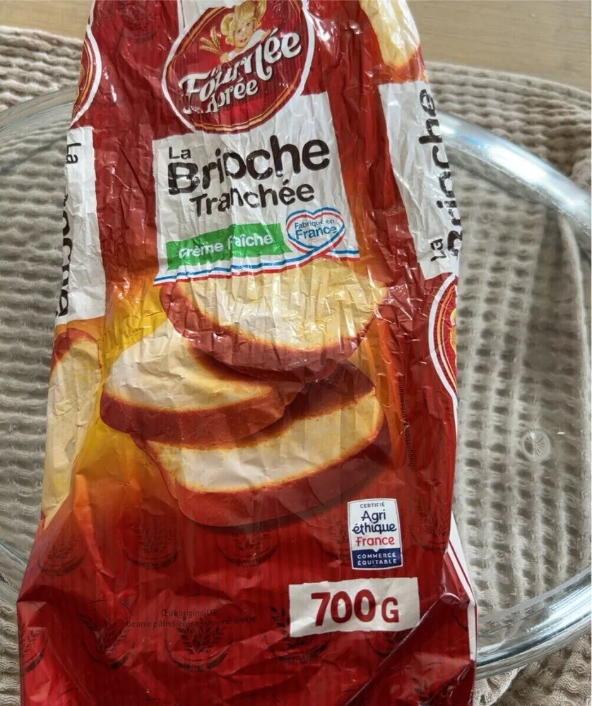 La Brioche tranchée crème fraîche