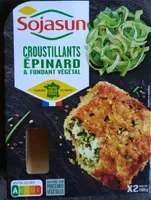 Croustillants épinard et fondant végétal