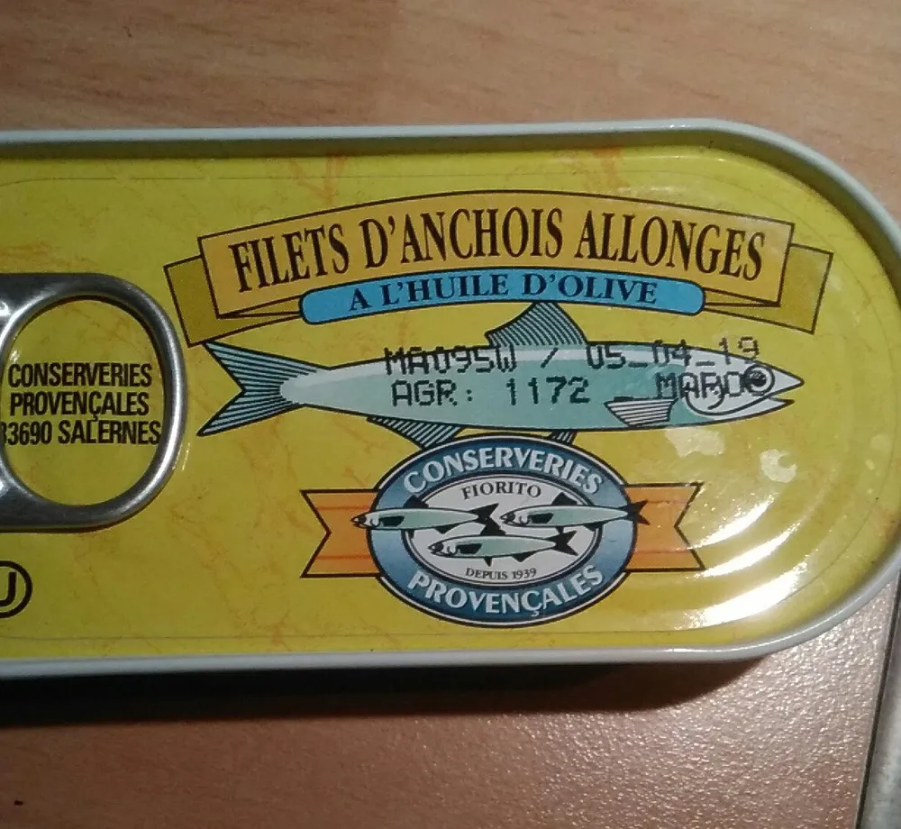 Filets d'anchois