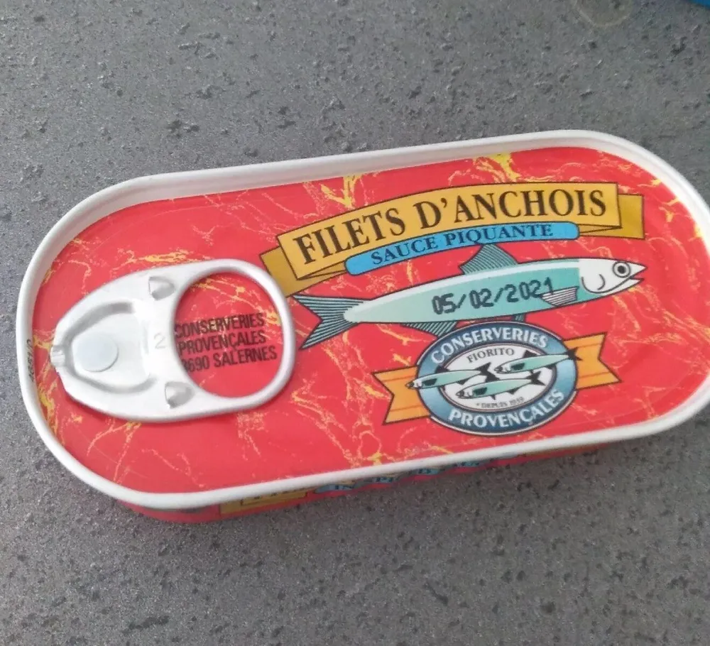 Filets d'anchois sauce piquante