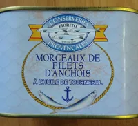 Filets d'anchois à l'huile de tournesol