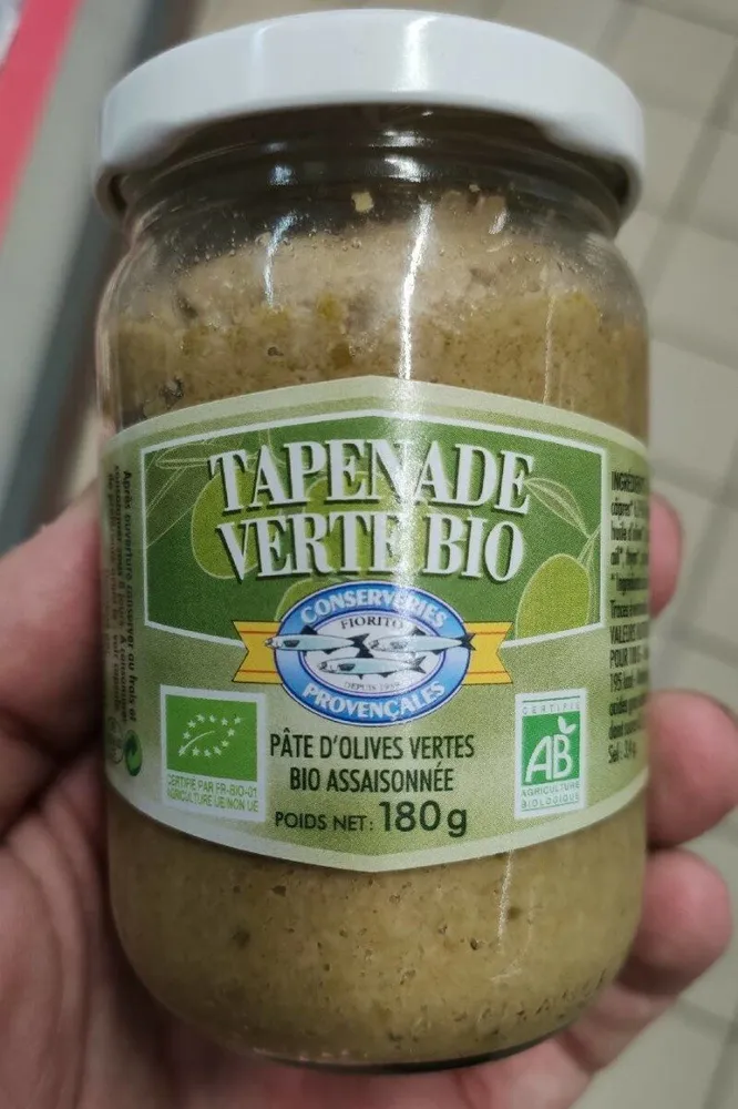 Tapenade verte bio