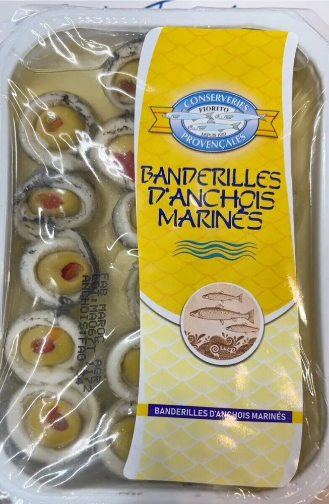 Banderilles d’anchois marinés