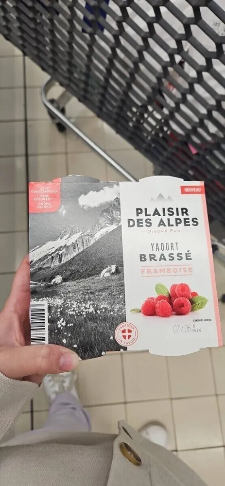 Yaourt brassé Framboises